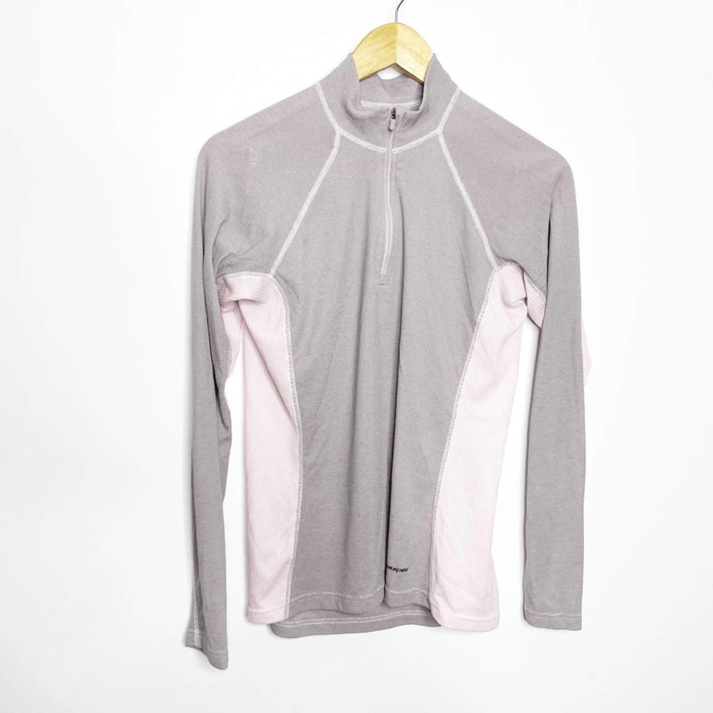 Patagonia Gray and Pink Long Sleeve Top - Picture 5 of 6